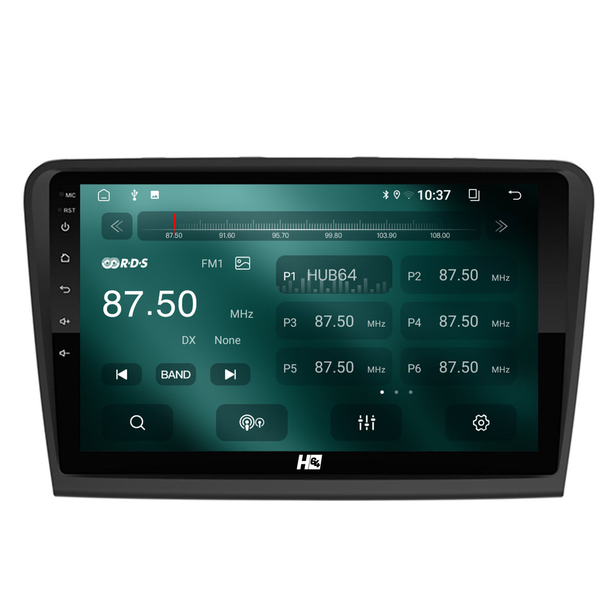 Navigatie HUB64 Skoda Superb 2 (2008-2015), 2GB RAM, Android, GPS, Wi-FI, Carplay, Android Auto, USB, Bluetooth, Radio, Waze, Touchscreen, 10.1 inch