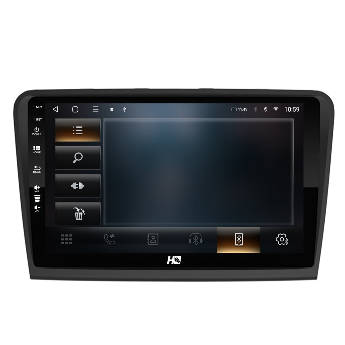 Navigatie HUB64 Skoda Superb 2 (2008-2015), 4GB RAM, Android, Octacore, Slot Sim 4G, DSP, GPS, Wi-FI, Carplay, Android Auto, USB, Bluetooth, Waze, Touchscreen, 10.1 Inch