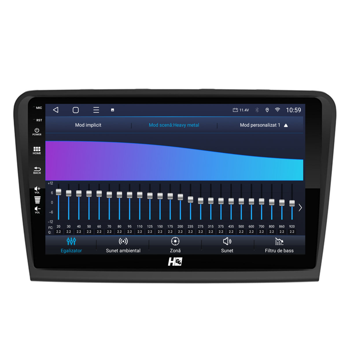 Navigatie HUB64 Skoda Superb 2 (2008-2015), 4GB RAM, Android, Octacore, Slot Sim 4G, DSP, GPS, Wi-FI, Carplay, Android Auto, USB, Bluetooth, Waze, Touchscreen, 10.1 Inch
