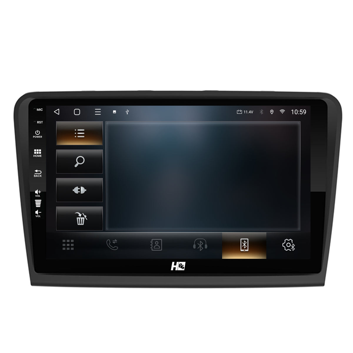 Navigatie HUB64 Skoda Superb 2 (2008-2015), 6GB RAM, Android, Octacore, Slot Sim 4G, DSP, GPS, Wi-FI, Carplay, Android Auto, USB, Bluetooth, Waze, Touchscreen, 10.1 Inch
