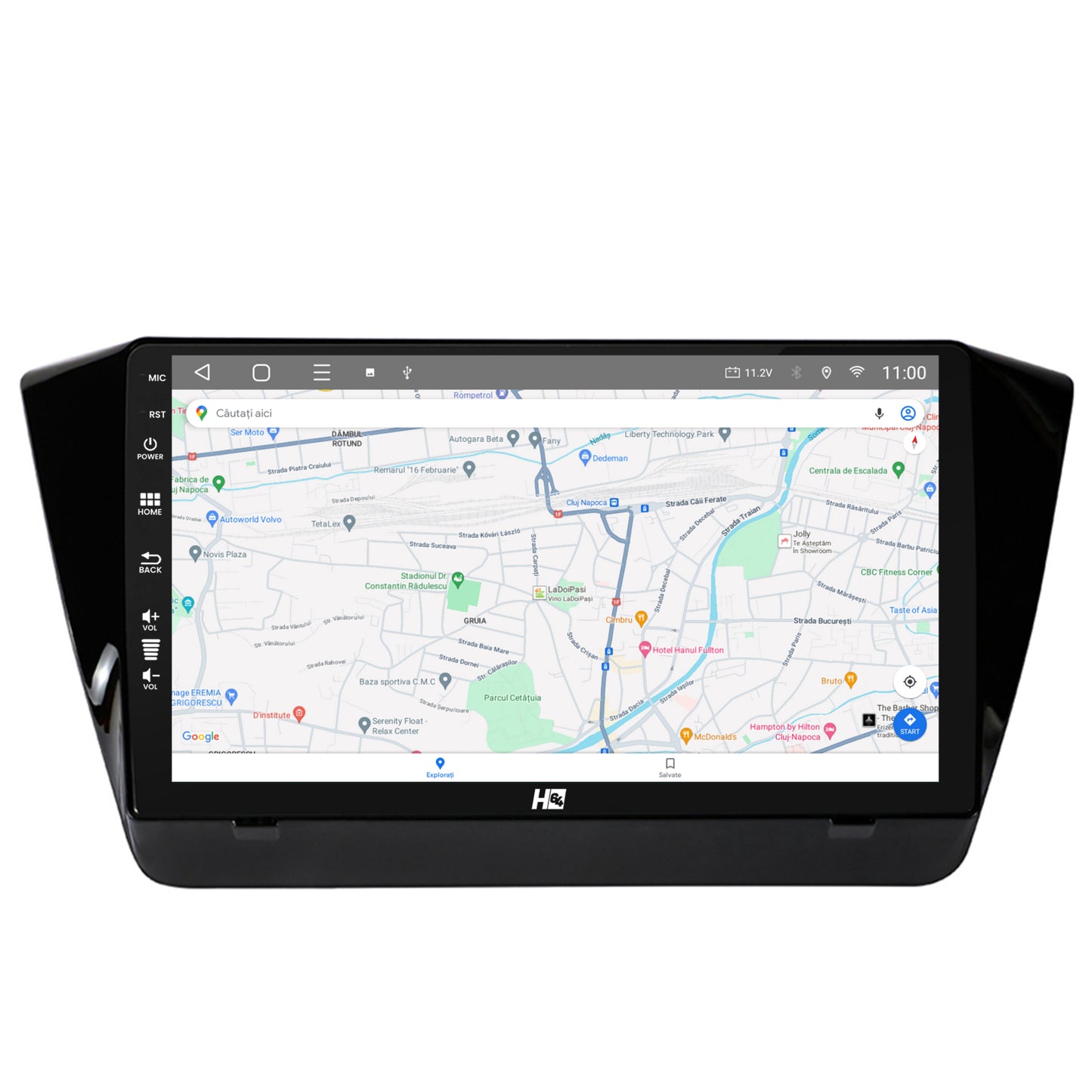 Navigatie HUB64 Skoda Superb 3 (2015+), 8GB RAM, Android, Octacore, Slot Sim 4G, DSP, GPS, Wi-FI, Carplay, Android Auto, USB, Bluetooth, Waze, Touchscreen, 10.1 Inch