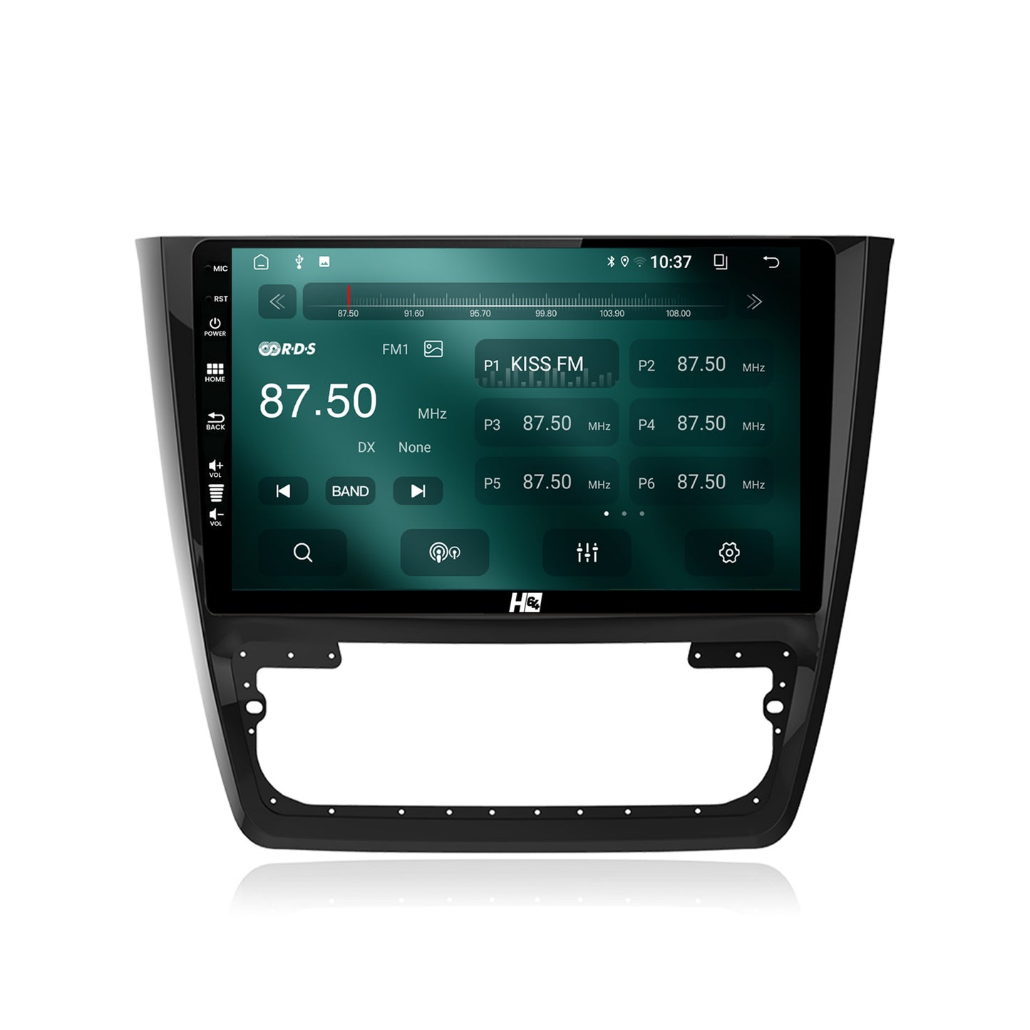 Navigatie HUB64 Skoda Yeti, 2GB RAM, Android, GPS, Wi-FI, Carplay, Android Auto, USB, Bluetooth, Radio, Waze, Touchscreen, 10.1 inch