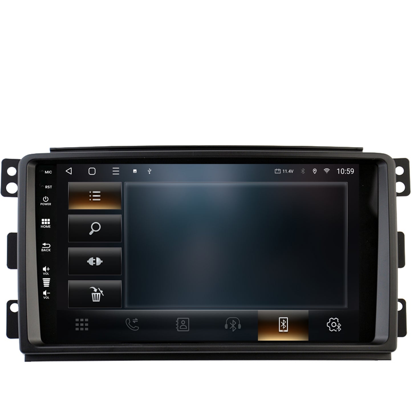 Navigatie HUB64 Smart For Two (2007-2010), 6GB RAM, Android, Octacore, Slot Sim 4G, DSP, GPS, Wi-FI, Carplay, Android Auto, USB, Bluetooth, Waze, Touchscreen, 9 Inch