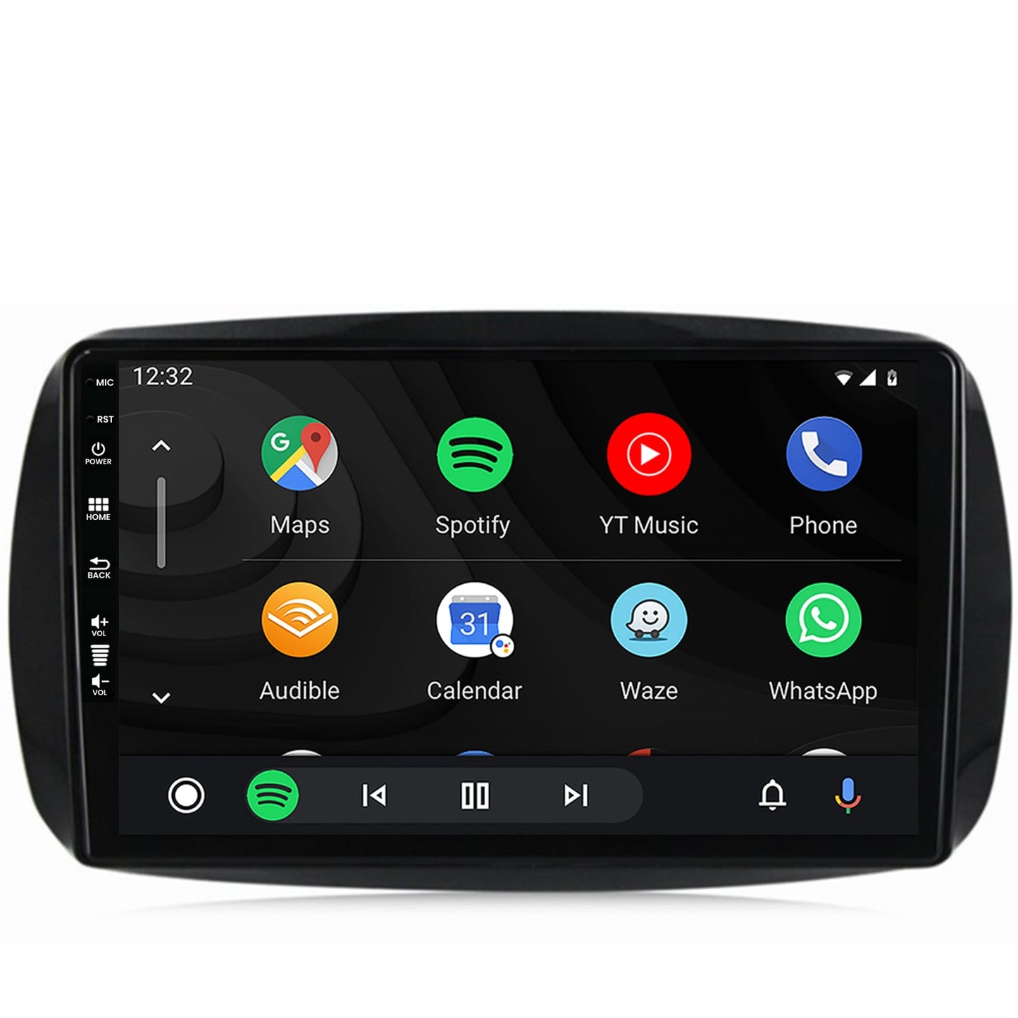 Navigatie HUB64 Smart For Two (2016-Prezent), 6GB RAM, Android, Octacore, Slot Sim 4G, DSP, GPS, Wi-FI, Carplay, Android Auto, USB, Bluetooth, Waze, Touchscreen, 9 Inch