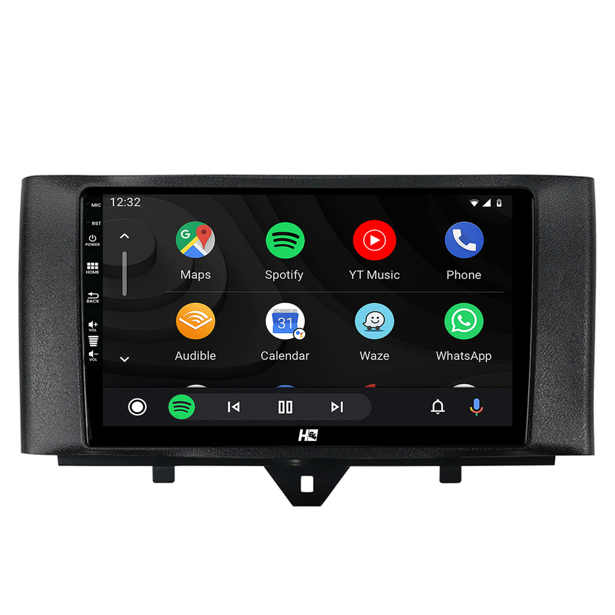 Navigatie HUB64 Smart Fortwo (2010-2015), 4GB RAM, Android, Quadcore, DSP, GPS, Wi-FI, Carplay, Android Auto, USB, Bluetooth, Waze, Touchscreen, 9 inch