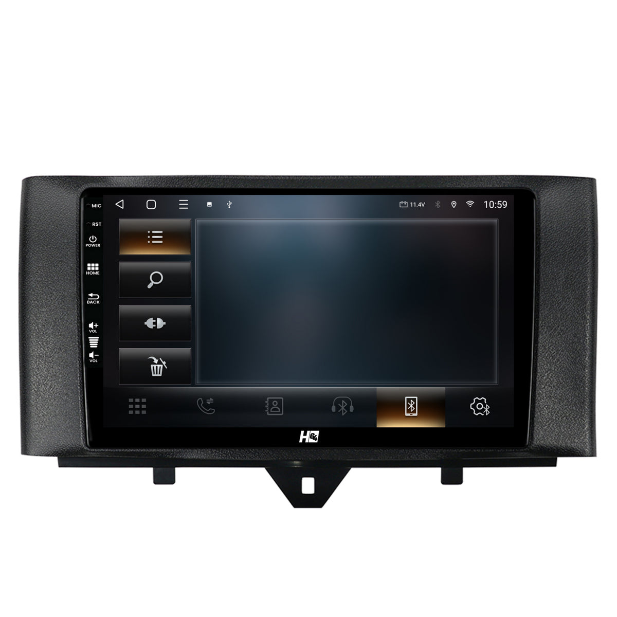 Navigatie HUB64 Smart Fortwo (2010-2015), 4GB RAM, Android, Quadcore, DSP, GPS, Wi-FI, Carplay, Android Auto, USB, Bluetooth, Waze, Touchscreen, 9 inch