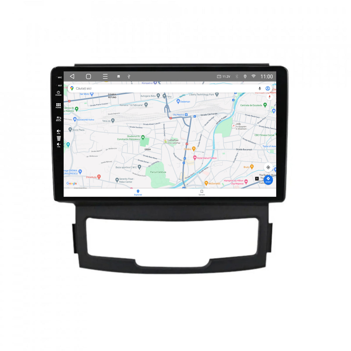 Navigatie HUB64 Ssang Yong Korando (2010-2013), 4GB RAM, Android, Octacore, Slot Sim 4G, DSP, GPS, Wi-FI, Carplay, Android Auto, USB, Bluetooth, Waze, Touchscreen, 9 inch