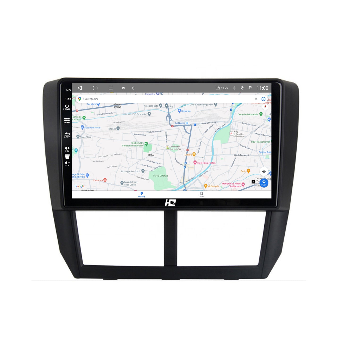 Navigatie HUB64 Subaru Forester (2007-2013), 6GB RAM, Android, Octacore, Slot Sim 4G, DSP, GPS, Wi-FI, Carplay, Android Auto, USB, Bluetooth, Waze, Touchscreen, 9 Inch