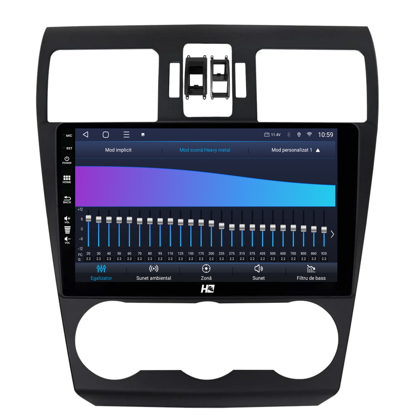 Navigatie HUB64 Subaru Forester (2012-2018), 6GB RAM, Android, Octacore, Slot Sim 4G, DSP, GPS, Wi-FI, Carplay, Android Auto, USB, Bluetooth, Waze, Touchscreen, 9 Inch