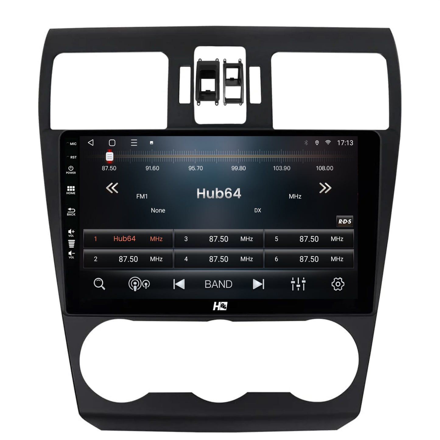 Navigatie HUB64 Subaru Forester (2012-2018), 6GB RAM, Android, Octacore, Slot Sim 4G, DSP, GPS, Wi-FI, Carplay, Android Auto, USB, Bluetooth, Waze, Touchscreen, 9 Inch