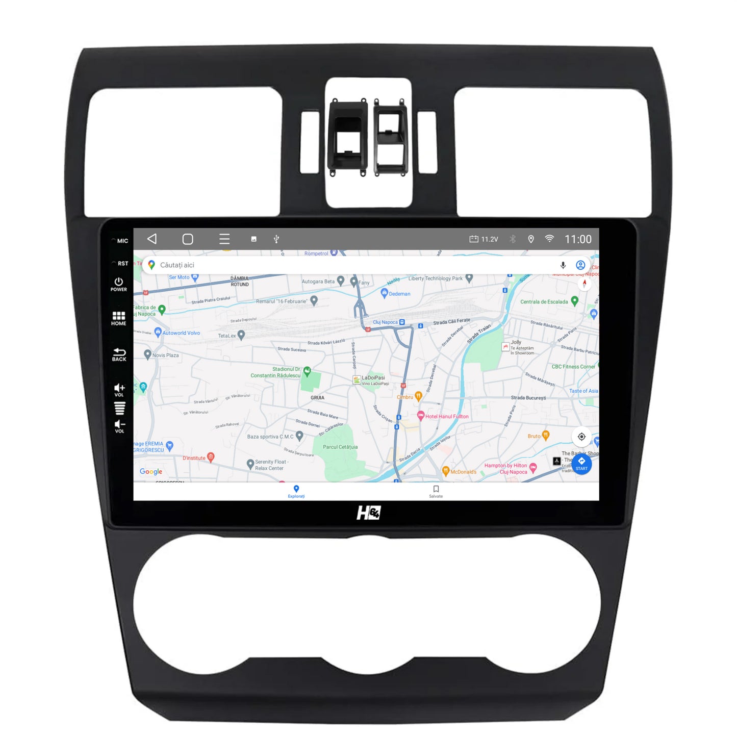 Navigatie HUB64 Subaru Forester (2012-2018), 8GB RAM, Android, Octacore, Slot Sim 4G, DSP, GPS, Wi-FI, Carplay, Android Auto, USB, Bluetooth, Waze, Touchscreen, 9 Inch