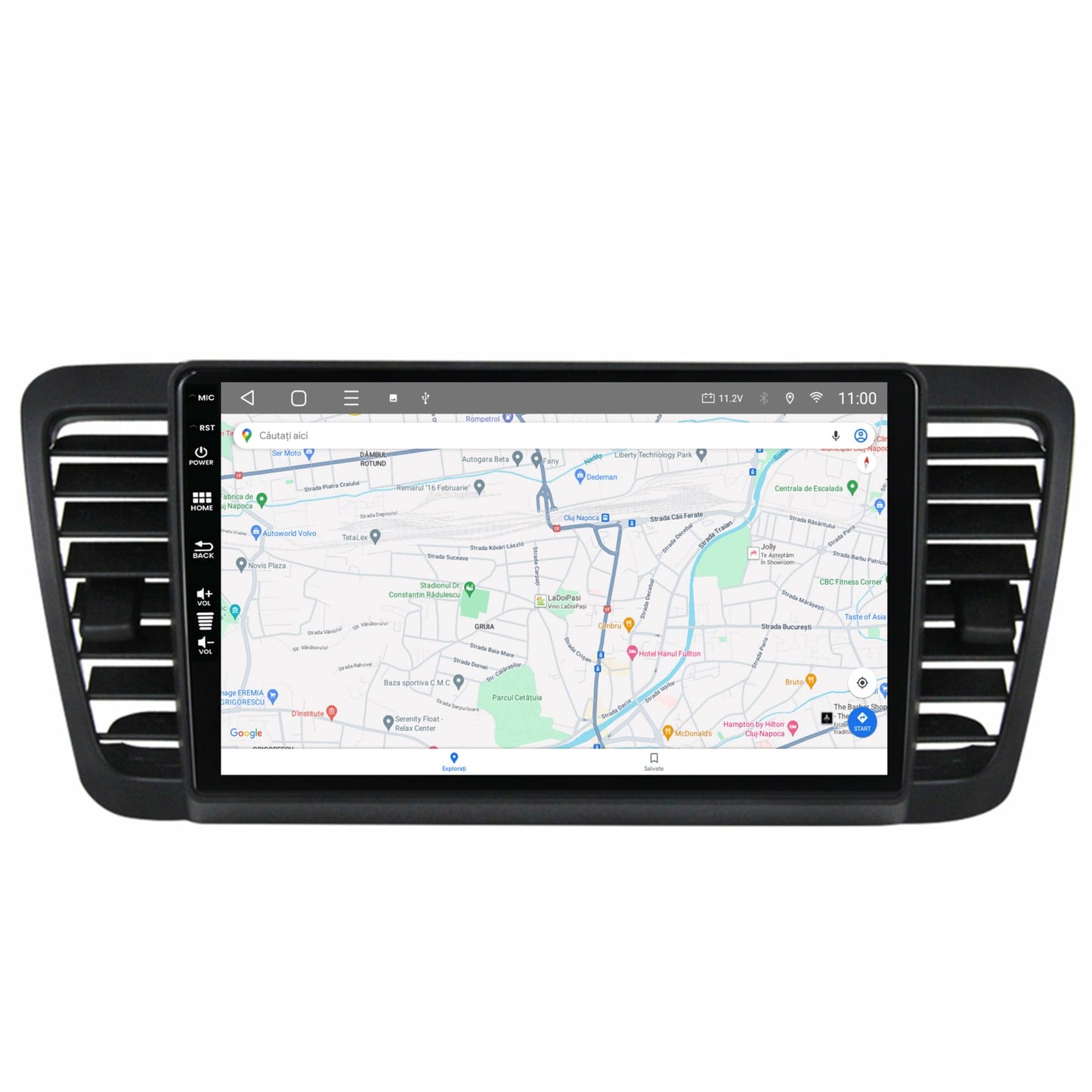 Navigatie HUB64 Subaru Legacy (2004-2010), 4GB RAM, Android, Octacore, Slot Sim 4G, DSP, GPS, Wi-FI, Carplay, Android Auto, USB, Bluetooth, Waze, Touchscreen, 9 inch