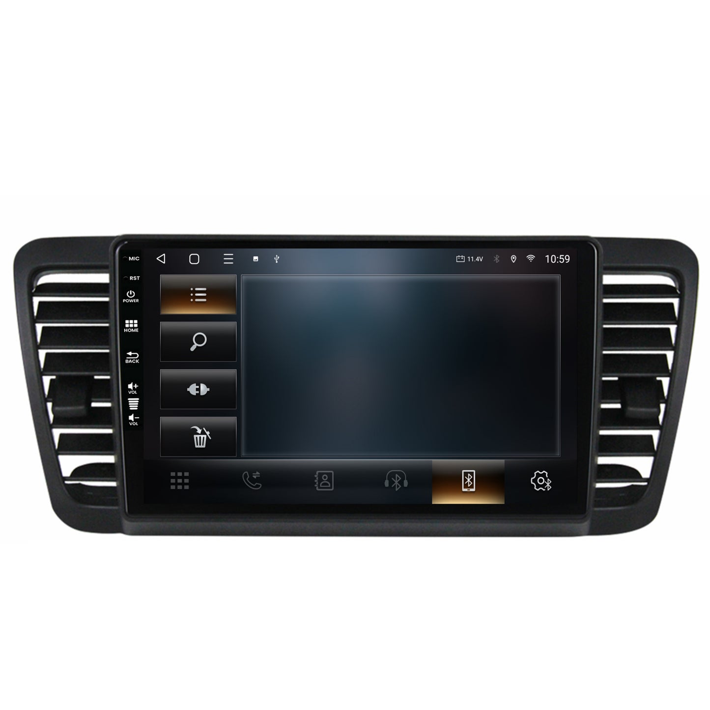 Navigatie HUB64 Subaru Legacy (2004-2010), 8GB RAM, Android, Octacore, Slot Sim 4G, DSP, GPS, Wi-FI, Carplay, Android Auto, USB, Bluetooth, Waze, Touchscreen, 9 Inch