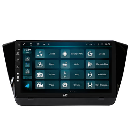 Navigatie HUB64 Superb 3 (2015+), 2GB RAM, Android, GPS, Wi-FI, Carplay, Android Auto, USB, Bluetooth, Radio, Waze, Touchscreen, 10.1 inch