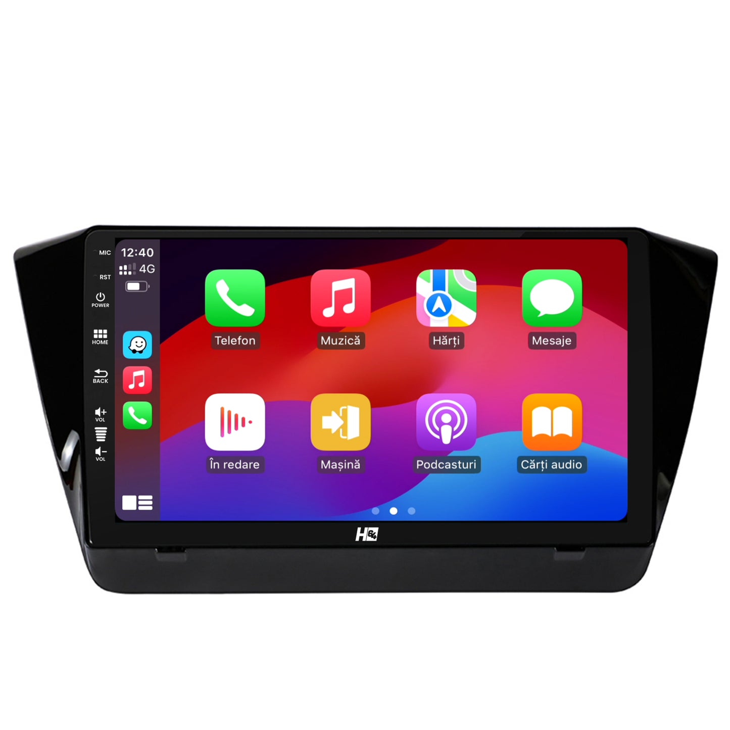 Navigatie HUB64 Superb 3 (2015+), 4GB RAM, Android, Octacore, Slot Sim 4G, DSP, GPS, Wi-FI, Carplay, Android Auto, USB, Bluetooth, Waze, Touchscreen, 10.1 Inch