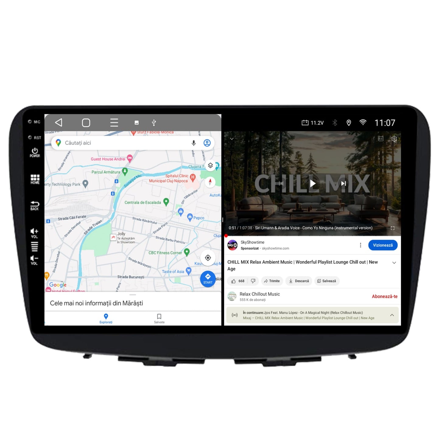 Navigatie HUB64 Suzuki Baleno, 4GB RAM, Android, Octacore, Slot Sim 4G, DSP, GPS, Wi-FI, Carplay, Android Auto, USB, Bluetooth, Waze, Touchscreen, 9 inch