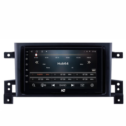 Navigatie HUB64 Suzuki Grand Vitara (2004-2014), 4GB RAM, Android, Octacore, Slot Sim 4G, DSP, GPS, Wi-FI, Carplay, Android Auto, USB, Bluetooth, Waze, Touchscreen, 7 Inch