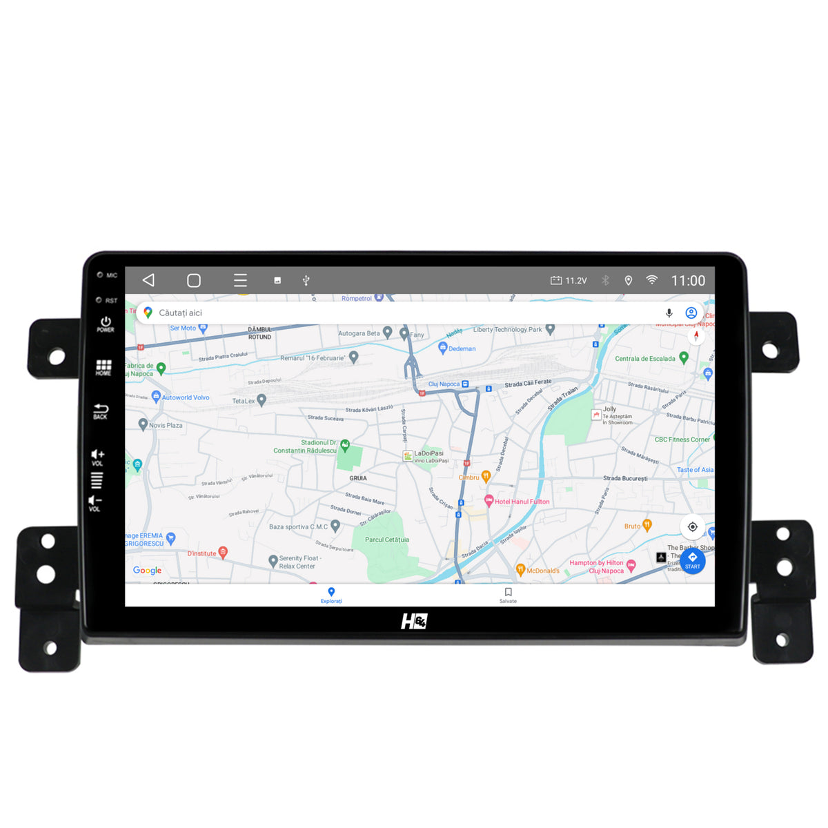 Navigatie HUB64 Suzuki Grand Vitara (2005-2015), 4GB RAM, Android, Quadcore, DSP, GPS, Wi-FI, Carplay, Android Auto, USB, Bluetooth, Waze, Touchscreen, 9 inch
