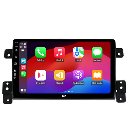 Navigatie HUB64 Suzuki Grand Vitara (2005-2015), 6GB RAM, Android, Octacore, Slot Sim 4G, DSP, GPS, Wi-FI, Carplay, Android Auto, USB, Bluetooth, Waze, Touchscreen, 9 Inch