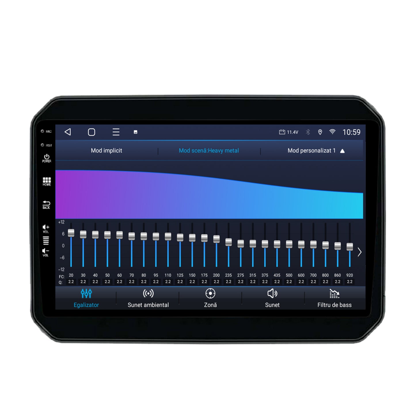 Navigatie HUB64 Suzuki Ignis (2016+), 8GB RAM, Android, Octacore, Slot Sim 4G, DSP, GPS, Wi-FI, Carplay, Android Auto, USB, Bluetooth, Waze, Touchscreen, 9 Inch