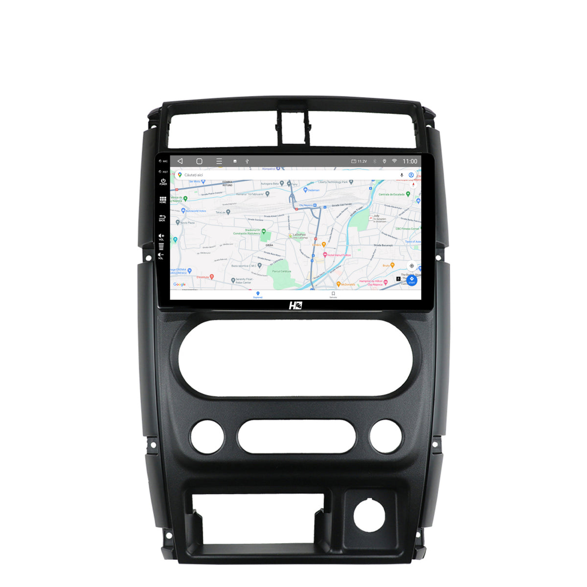 Navigatie HUB64 Suzuki Jimny (2005+), 2GB RAM, Android, GPS, Wi-FI, Carplay, Android Auto, USB, Bluetooth, Radio, Waze, Touchscreen, 9 inch