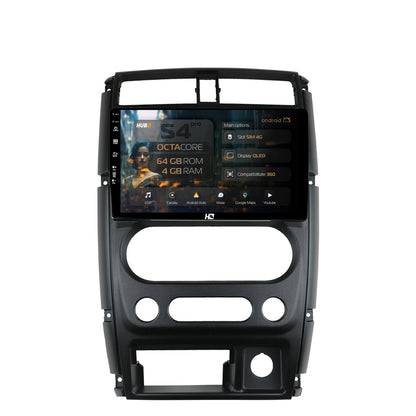 Navigatie HUB64 Suzuki Jimny (2005+), 4GB RAM, Android, Octacore, Slot Sim 4G, DSP, GPS, Wi-FI, Carplay, Android Auto, USB, Bluetooth, Waze, Touchscreen, 9 inch