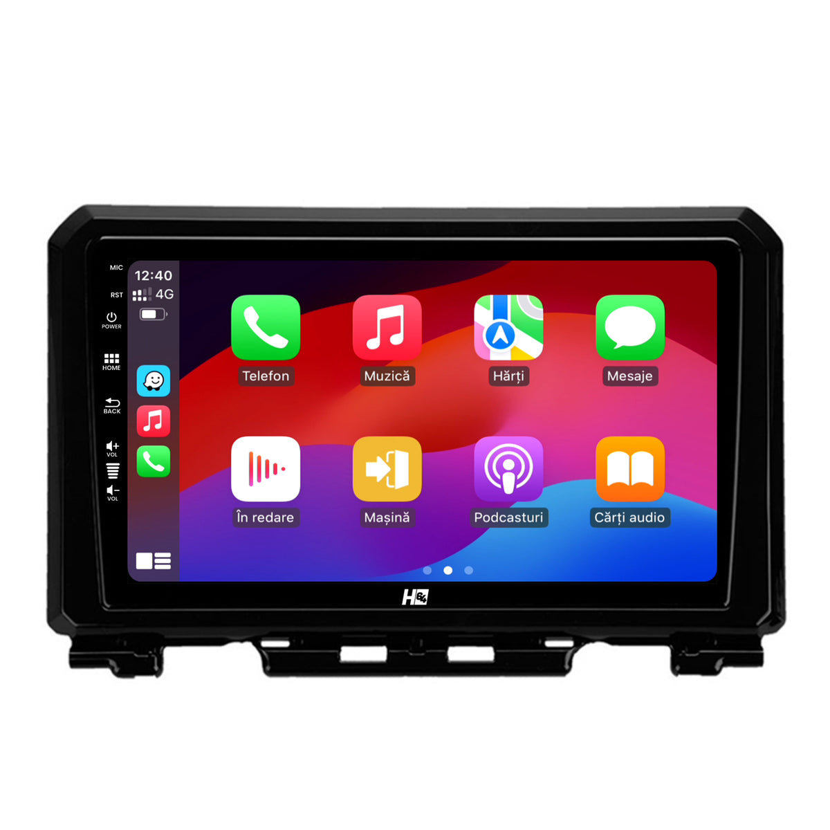 Navigatie HUB64 Suzuki Jimny (2018-2022), 4GB RAM, Android, Quadcore, DSP, GPS, Wi-FI, Carplay, Android Auto, USB, Bluetooth, Waze, Touchscreen, 9 inch
