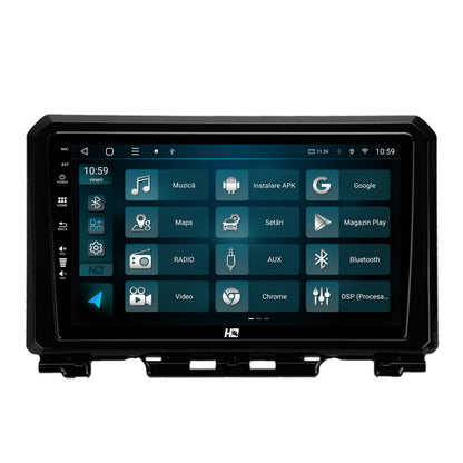Navigatie HUB64 Suzuki Jimny (2018-2022), 4GB RAM, Android, Quadcore, DSP, GPS, Wi-FI, Carplay, Android Auto, USB, Bluetooth, Waze, Touchscreen, 9 inch