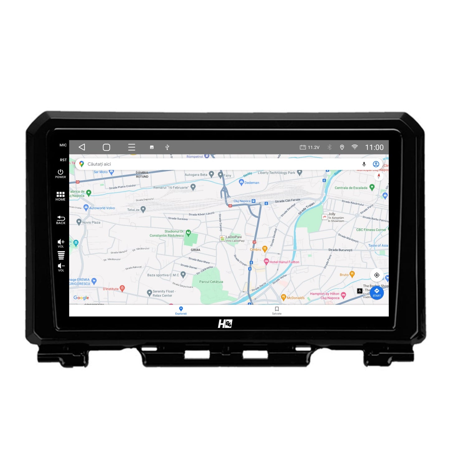Navigatie HUB64 Suzuki Jimny (2018-2022), 6GB RAM, Android, Octacore, Slot Sim 4G, DSP, GPS, Wi-FI, Carplay, Android Auto, USB, Bluetooth, Waze, Touchscreen, 9 Inch