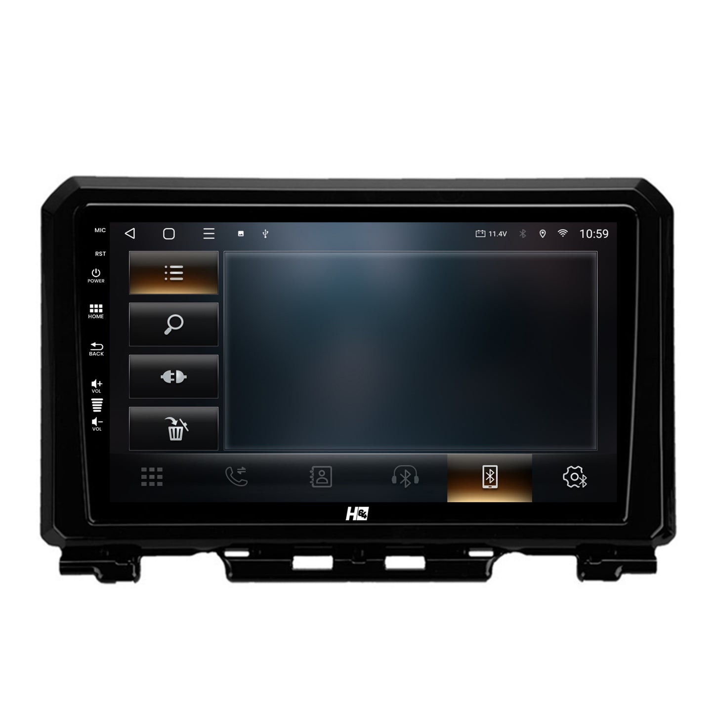 Navigatie HUB64 Suzuki Jimny (2018-2022), 6GB RAM, Android, Octacore, Slot Sim 4G, DSP, GPS, Wi-FI, Carplay, Android Auto, USB, Bluetooth, Waze, Touchscreen, 9 Inch