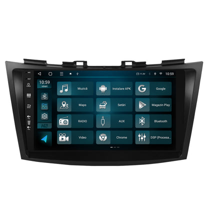Navigatie HUB64 Suzuki Swift (2011-2017), 2GB RAM, Android, GPS, Wi-FI, Carplay, Android Auto, USB, Bluetooth, Radio, Waze, Touchscreen, 9 inch