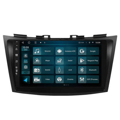 Navigatie HUB64 Suzuki Swift (2011-2017), 4GB RAM, Android, Quadcore, DSP, GPS, Wi-FI, Carplay, Android Auto, USB, Bluetooth, Waze, Touchscreen, 9 inch