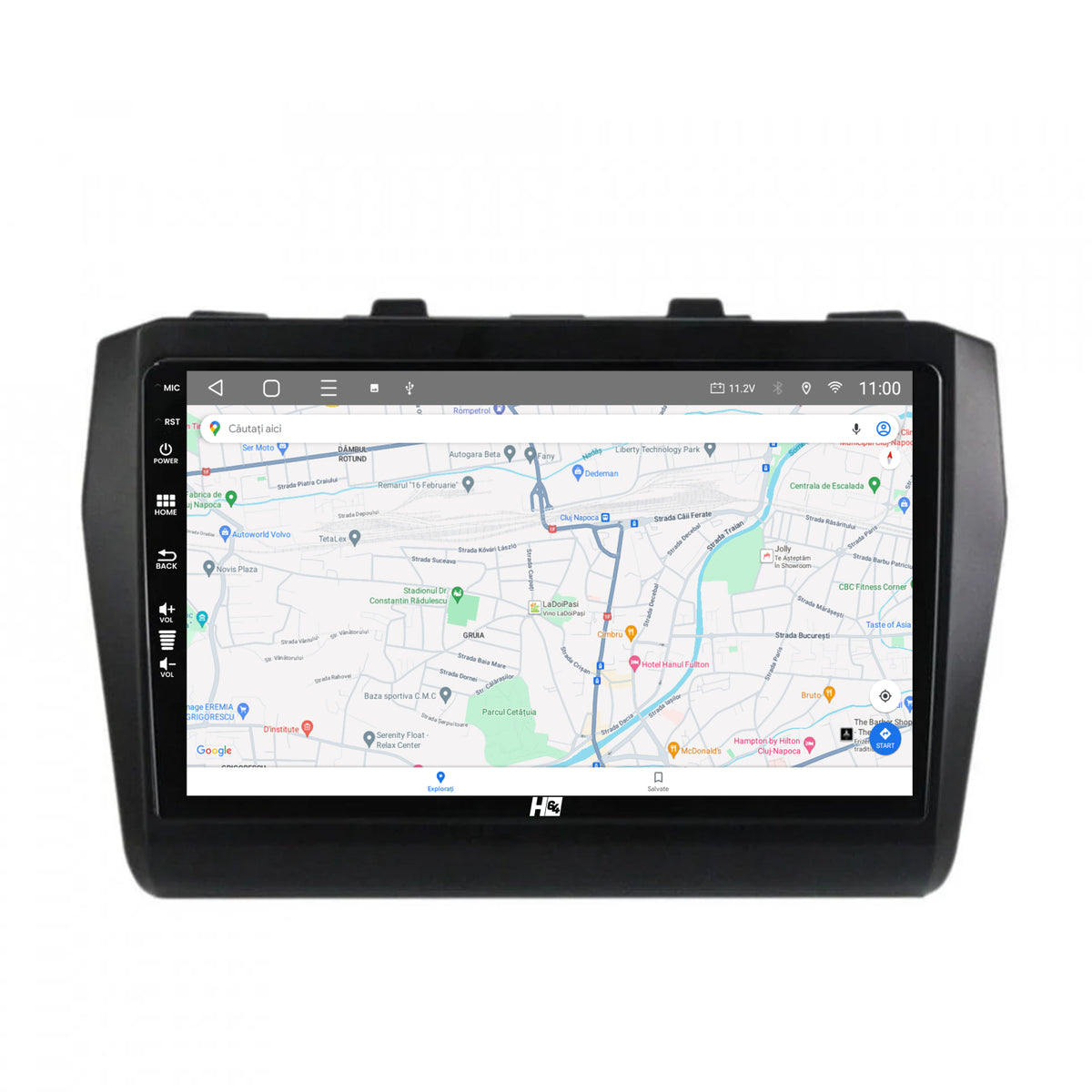 Navigatie HUB64 Suzuki Swift (2017+), 4GB RAM, Android, Quadcore, DSP, GPS, Wi-FI, Carplay, Android Auto, USB, Bluetooth, Waze, Touchscreen, 9 inch