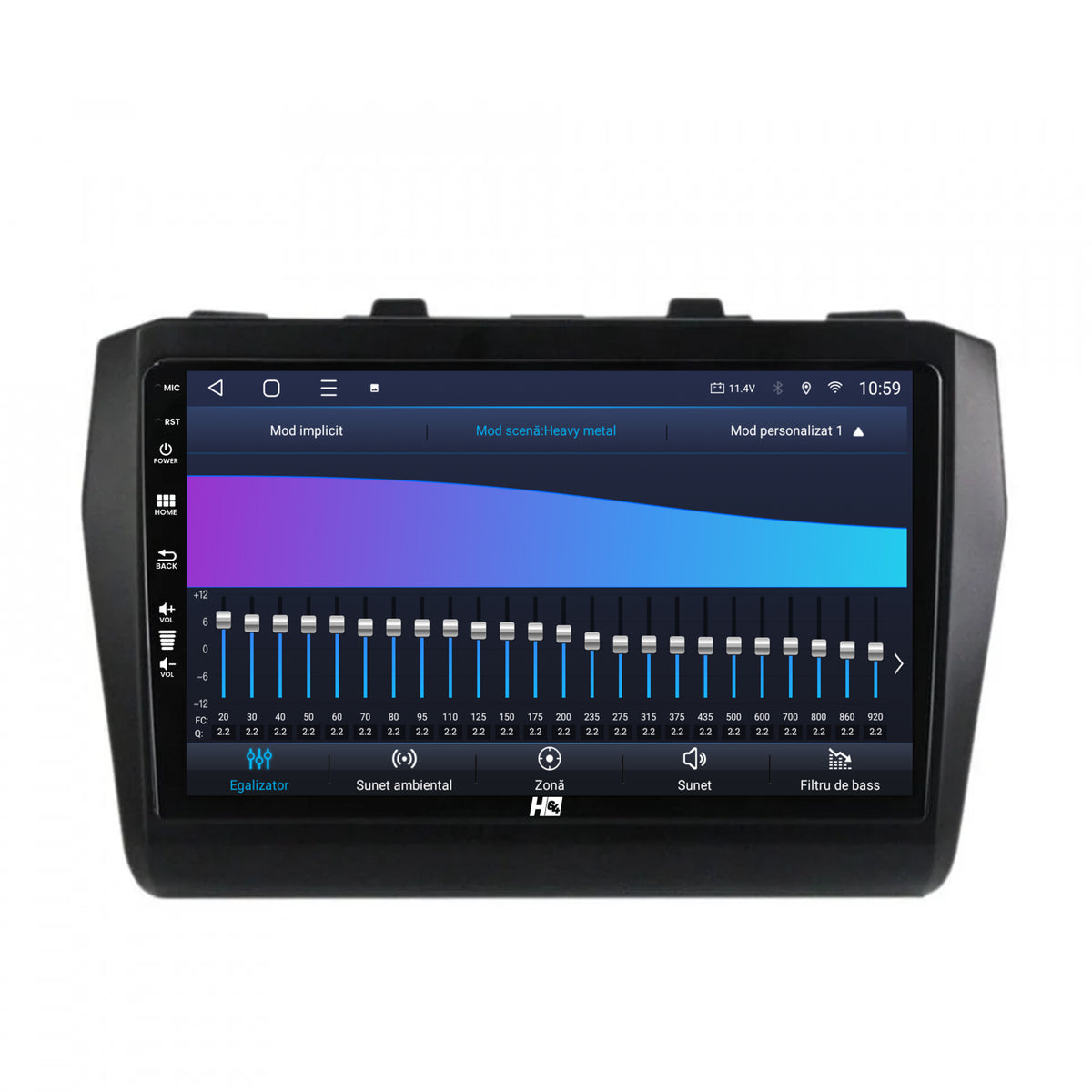 Navigatie HUB64 Suzuki Swift (2017+), 8GB RAM, Android, Octacore, Slot Sim 4G, DSP, GPS, Wi-FI, Carplay, Android Auto, USB, Bluetooth, Waze, Touchscreen, 9 Inch