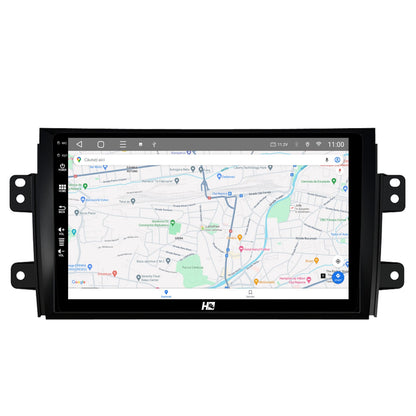 Navigatie HUB64 Suzuki SX4 / Fiat Sedici, 4GB RAM, Android, Quadcore, DSP, GPS, Wi-FI, Carplay, Android Auto, USB, Bluetooth, Waze, Touchscreen, 9 inch