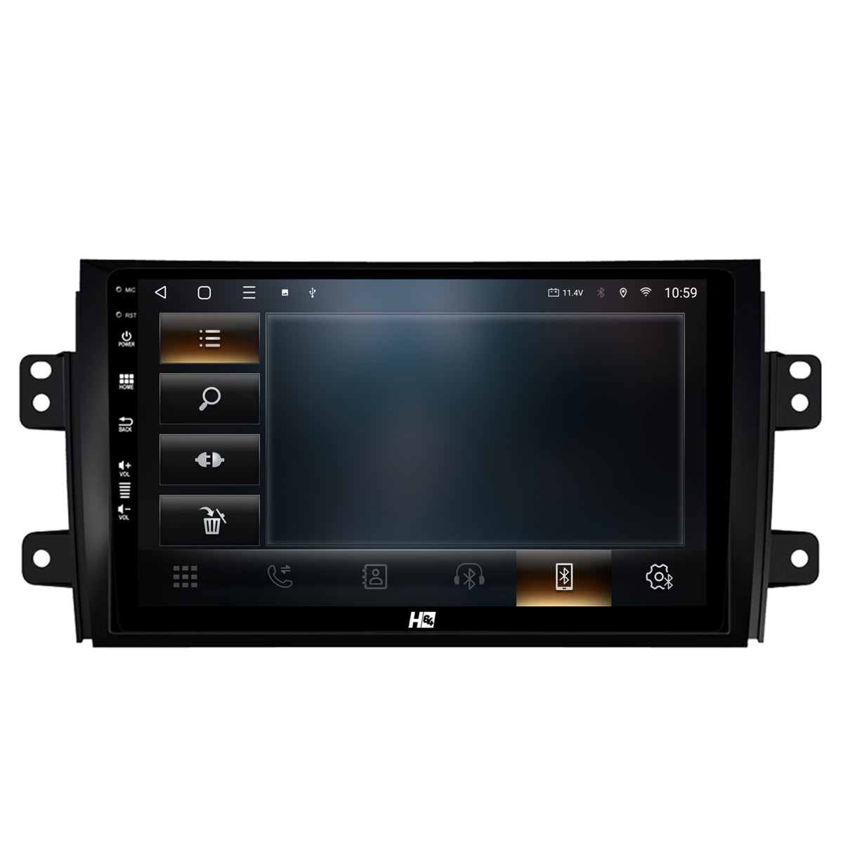 Navigatie HUB64 Suzuki SX4 / Fiat Sedici, 6GB RAM, Android, Octacore, Slot Sim 4G, DSP, GPS, Wi-FI, Carplay, Android Auto, USB, Bluetooth, Waze, Touchscreen, 9 Inch