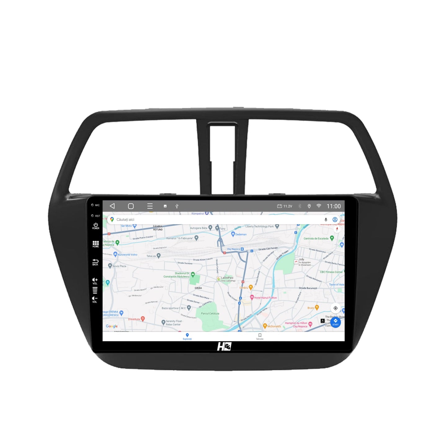 Navigatie HUB64 Suzuki SX4 S-Cross (2014-2020), 4GB RAM, Android, Quadcore, DSP, GPS, Wi-FI, Carplay, Android Auto, USB, Bluetooth, Waze, Touchscreen, 9 inch