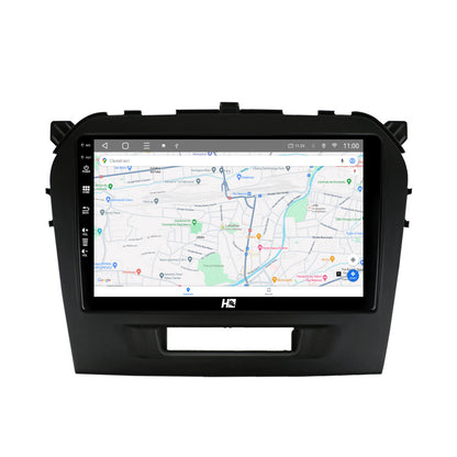 Navigatie HUB64 Suzuki Vitara (2015+), 2GB RAM, Android, GPS, Wi-FI, Carplay, Android Auto, USB, Bluetooth, Radio, Waze, Touchscreen, 9 inch