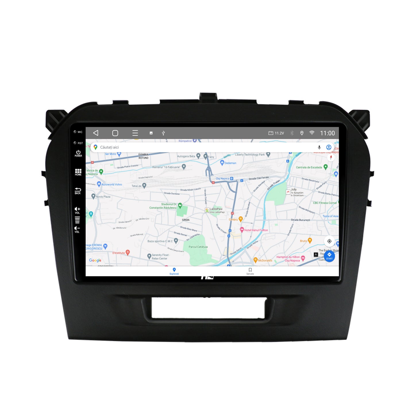 Navigatie HUB64 Suzuki Vitara (2015+), 4GB RAM, Android, Octacore, Slot Sim 4G, DSP, GPS, Wi-FI, Carplay, Android Auto, USB, Bluetooth, Waze, Touchscreen, 9 inch
