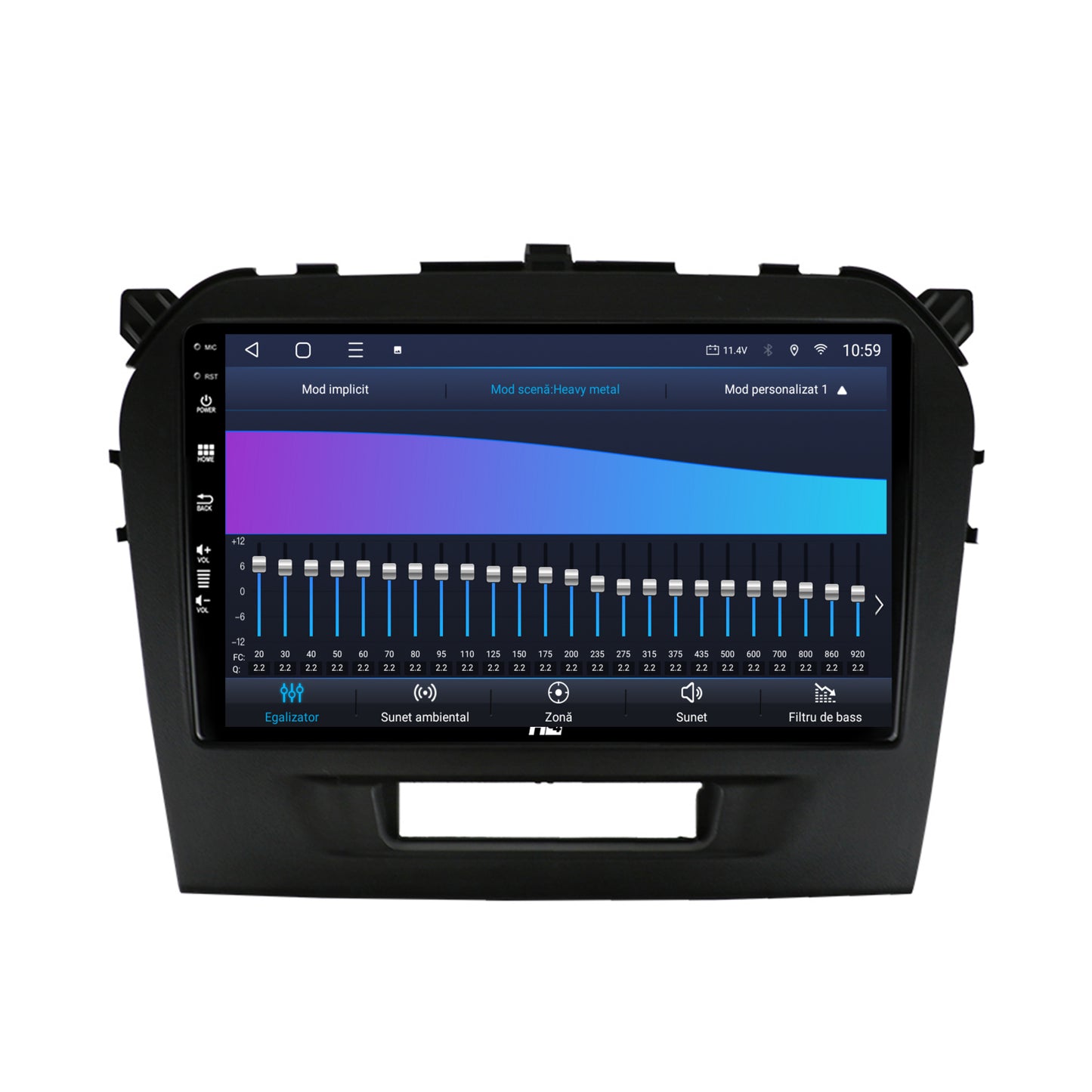 Navigatie HUB64 Suzuki Vitara (2015+), 4GB RAM, Android, Octacore, Slot Sim 4G, DSP, GPS, Wi-FI, Carplay, Android Auto, USB, Bluetooth, Waze, Touchscreen, 9 inch