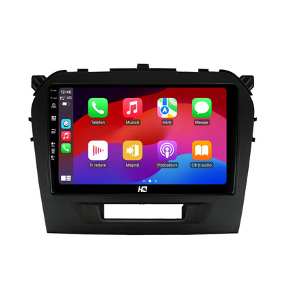 Navigatie HUB64 Suzuki Vitara (2015+), 6GB RAM, Android, Octacore, Slot Sim 4G, DSP, GPS, Wi-FI, Carplay, Android Auto, USB, Bluetooth, Waze, Touchscreen, 9 Inch