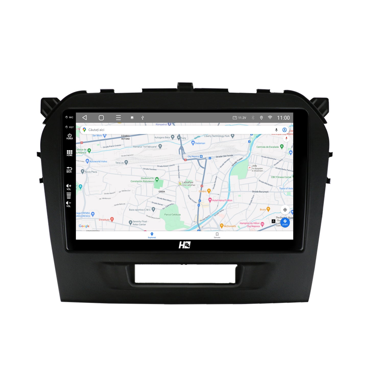 Navigatie HUB64 Suzuki Vitara (2015+), 6GB RAM, Android, Octacore, Slot Sim 4G, DSP, GPS, Wi-FI, Carplay, Android Auto, USB, Bluetooth, Waze, Touchscreen, 9 Inch