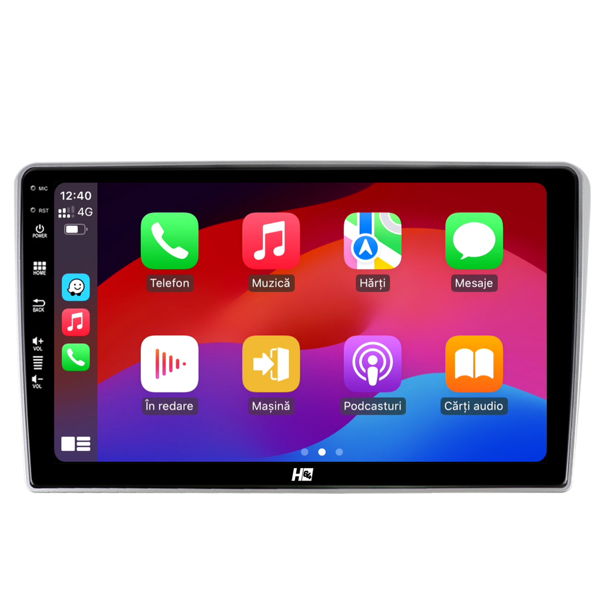 Navigatie HUB64 Toyota Auris (2006-2012), 2GB RAM, Android, GPS, Wi-FI, Carplay, Android Auto, USB, Bluetooth, Radio, Waze, Touchscreen, 9 inch
