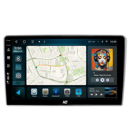 Navigatie HUB64 Toyota Auris (2006-2012), 2GB RAM, Android, GPS, Wi-FI, Carplay, Android Auto, USB, Bluetooth, Radio, Waze, Touchscreen, 9 inch