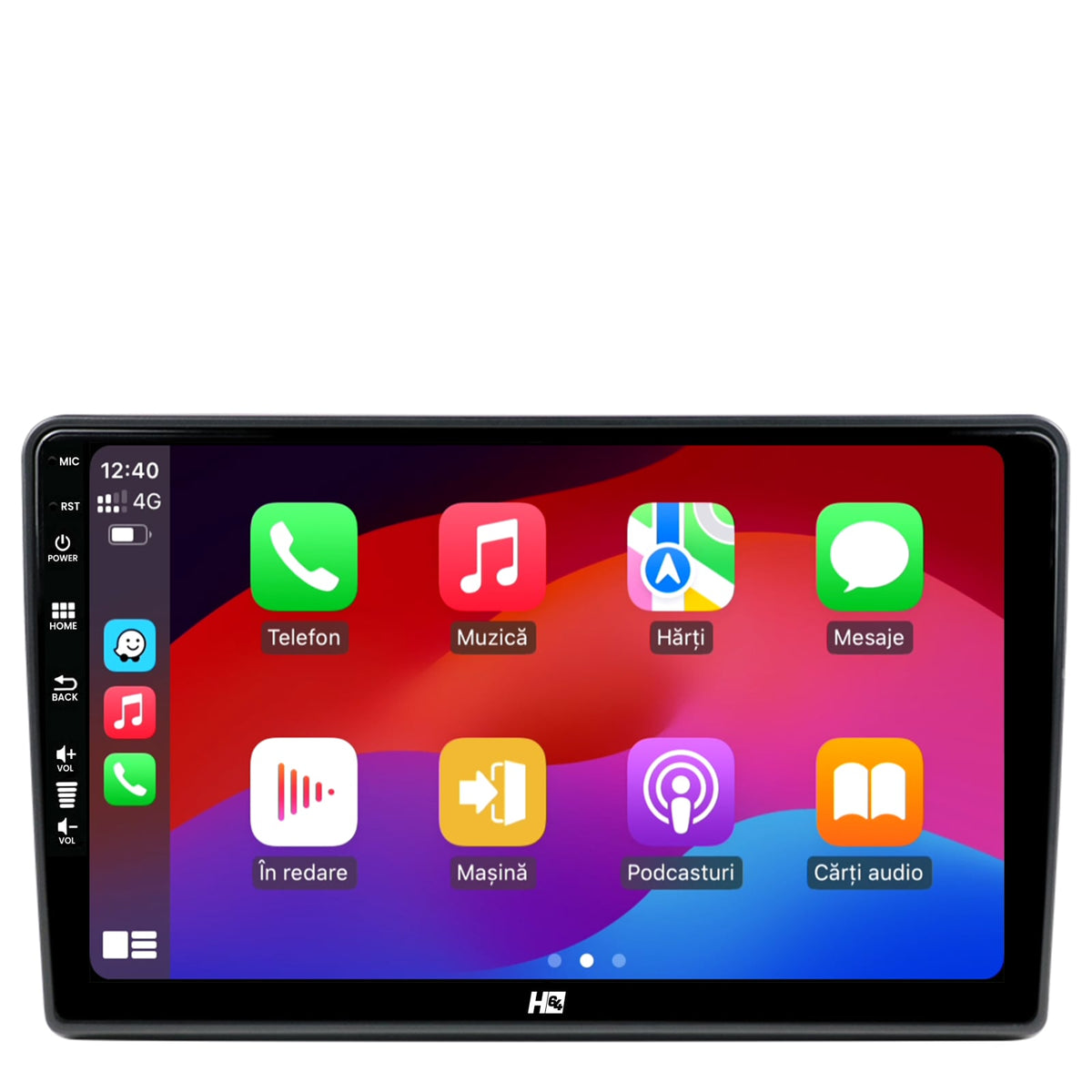 Navigatie HUB64 Toyota Auris (2012-2014), 2GB RAM, Android, GPS, Wi-FI, Carplay, Android Auto, USB, Bluetooth, Radio, Waze, Touchscreen, 10.1 Inch