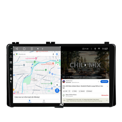 Navigatie HUB64 Toyota Auris/ Corolla (2016+), 2GB RAM, Android, GPS, Wi-FI, Carplay, Android Auto, USB, Bluetooth, Radio, Waze, Touchscreen, 9 inch