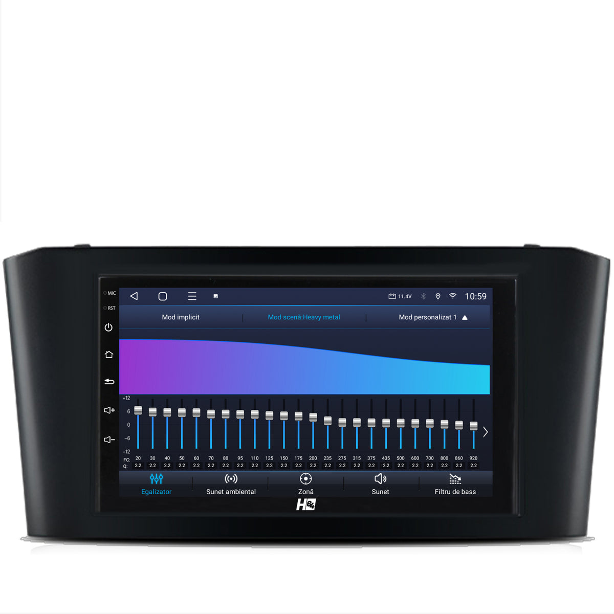 Navigatie HUB64 Toyota Avensis (2004-2008), 4GB RAM, Android, Octacore, Slot Sim 4G, DSP, GPS, Wi-FI, Carplay, Android Auto, USB, Bluetooth, Waze, Touchscreen, 7 Inch