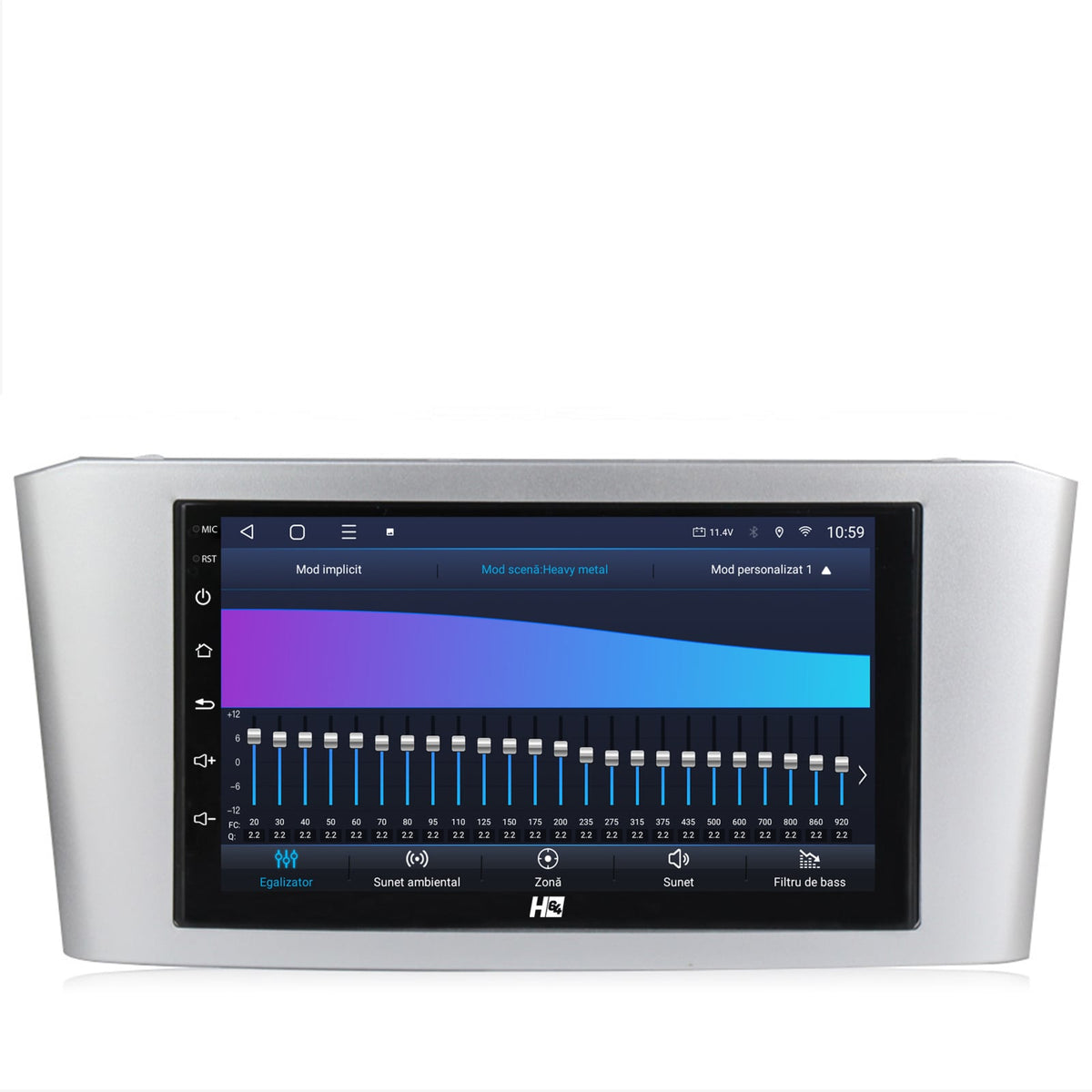 Navigatie HUB64 Toyota Avensis (2004-2008), 4GB RAM, Android, Octacore, Slot Sim 4G, DSP, GPS, Wi-FI, Carplay, Android Auto, USB, Bluetooth, Waze, Touchscreen, 7 Inch