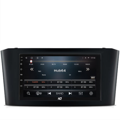 Navigatie HUB64 Toyota Avensis (2004-2008), 4GB RAM, Android, Octacore, Slot Sim 4G, DSP, GPS, Wi-FI, Carplay, Android Auto, USB, Bluetooth, Waze, Touchscreen, 7 Inch