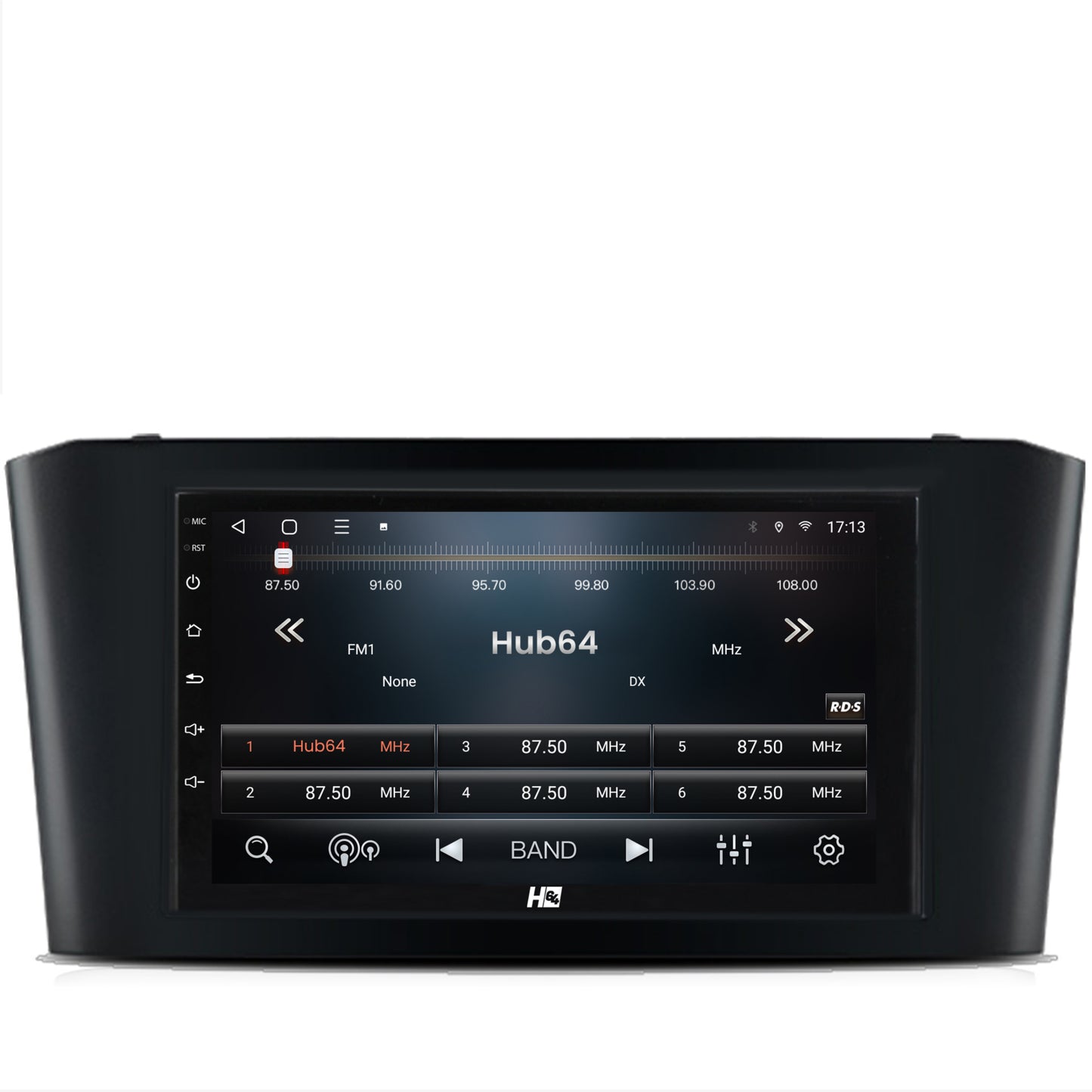 Navigatie HUB64 Toyota Avensis (2004-2008), 4GB RAM, Android, Quadcore, DSP, GPS, Wi-FI, Carplay, Android Auto, USB, Bluetooth, Waze, Touchscreen, 7 inch